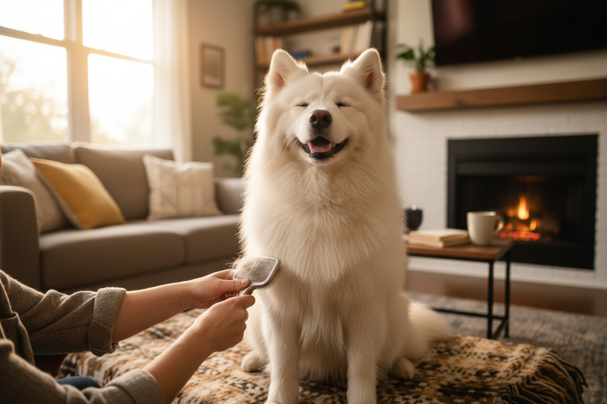 Haustier inder wohnung süß fellpflege